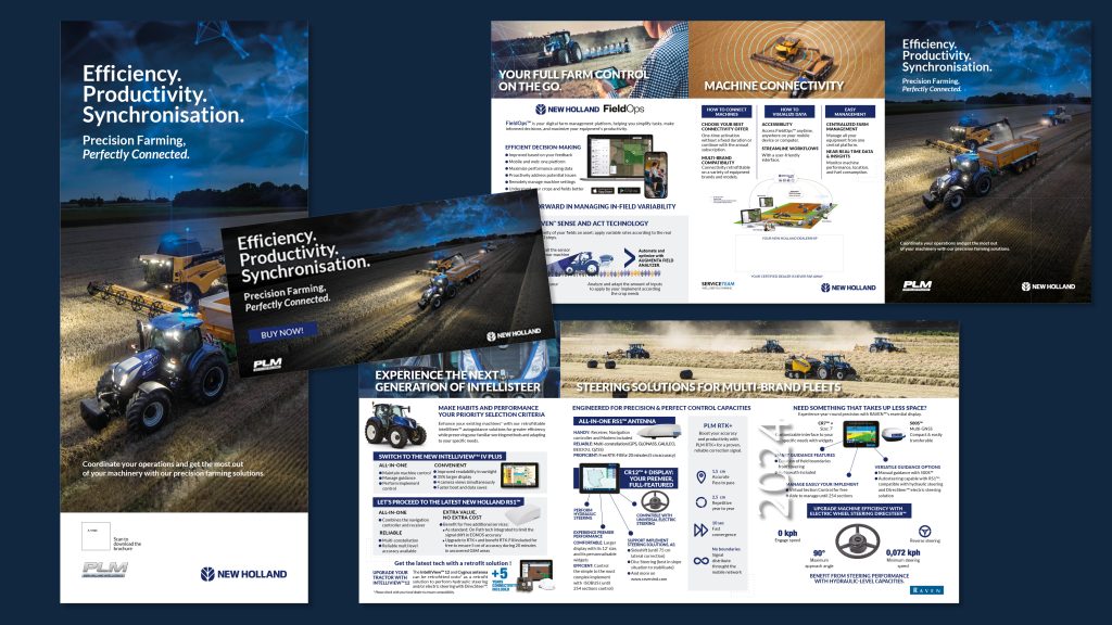Campagne de communication avec CNH Europe, la marque New Holland par Puck l'Agence