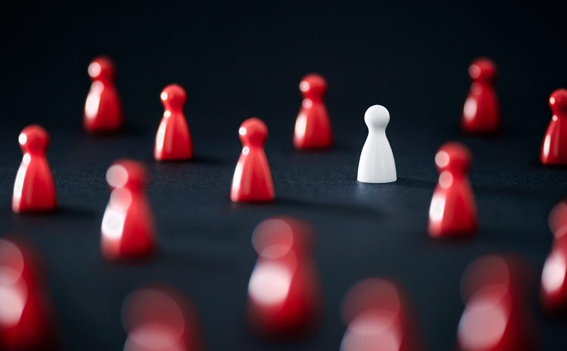 Unique,,Distinct,From,The,Crowd.,Business,Concept.,Standout,Competitor.,Independent,