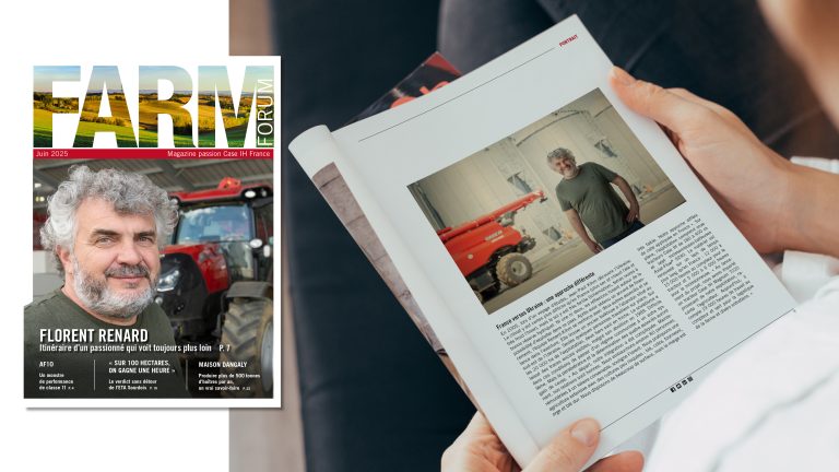 Leaflet du magazine Farm Forum de Case IH