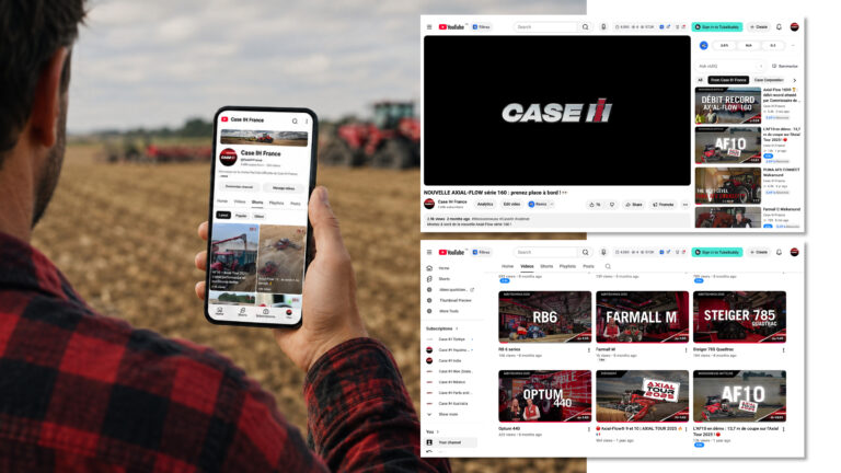 Production de contenus vidéos - Case IH